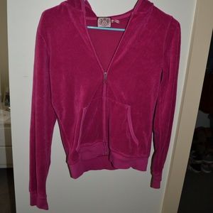 Juicy Couture Magenta Terry Cloth Jacket
